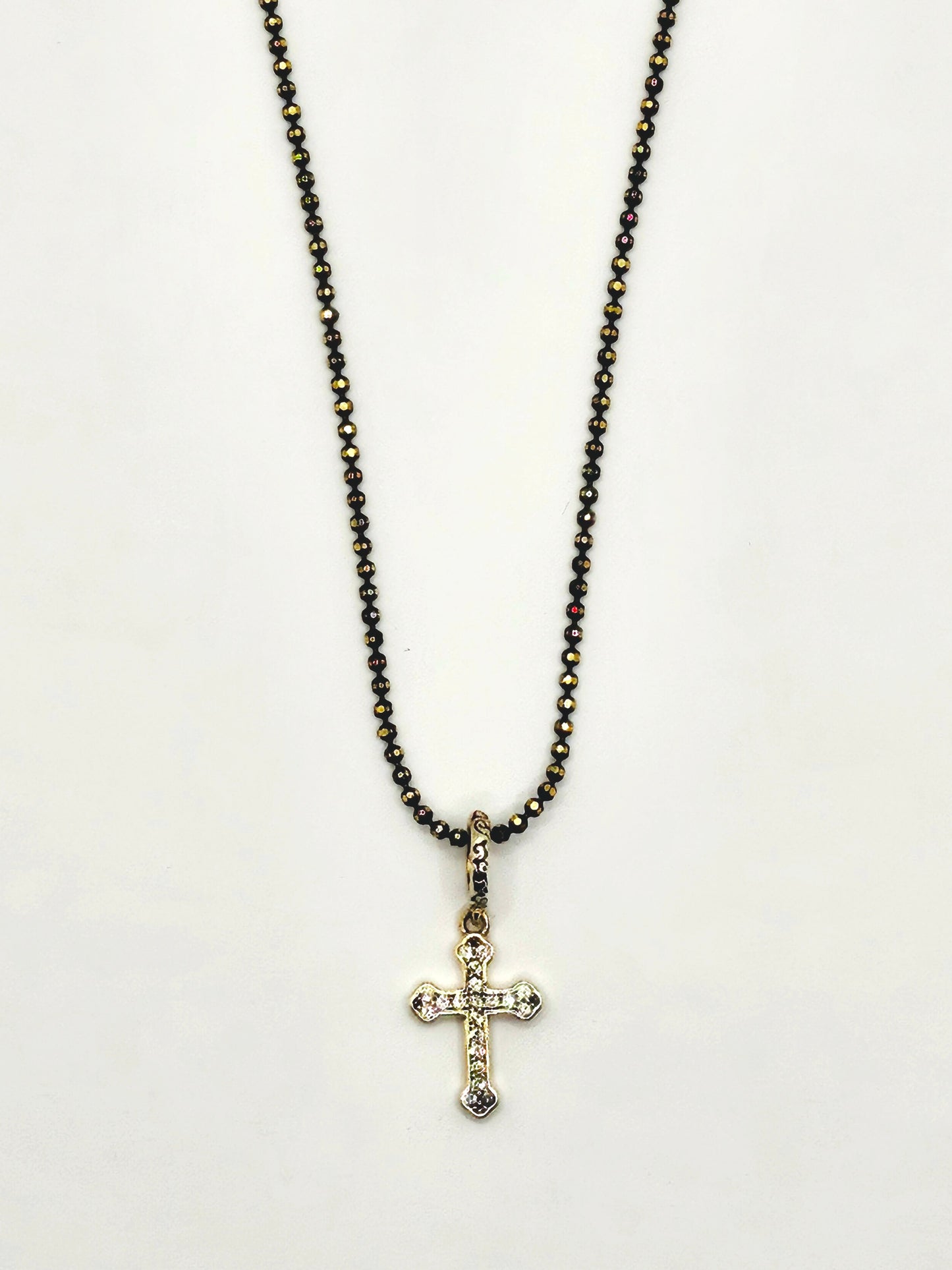 Gold Plated Sterling Silver Cross Pendant