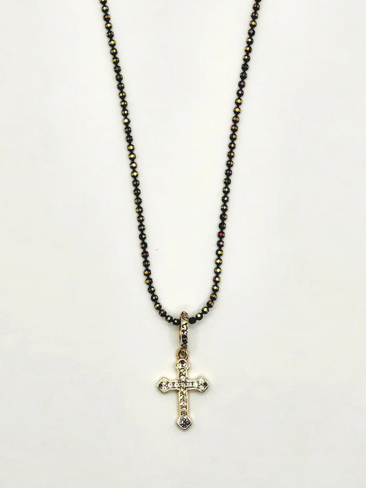 Gold Plated Sterling Silver Cross Pendant