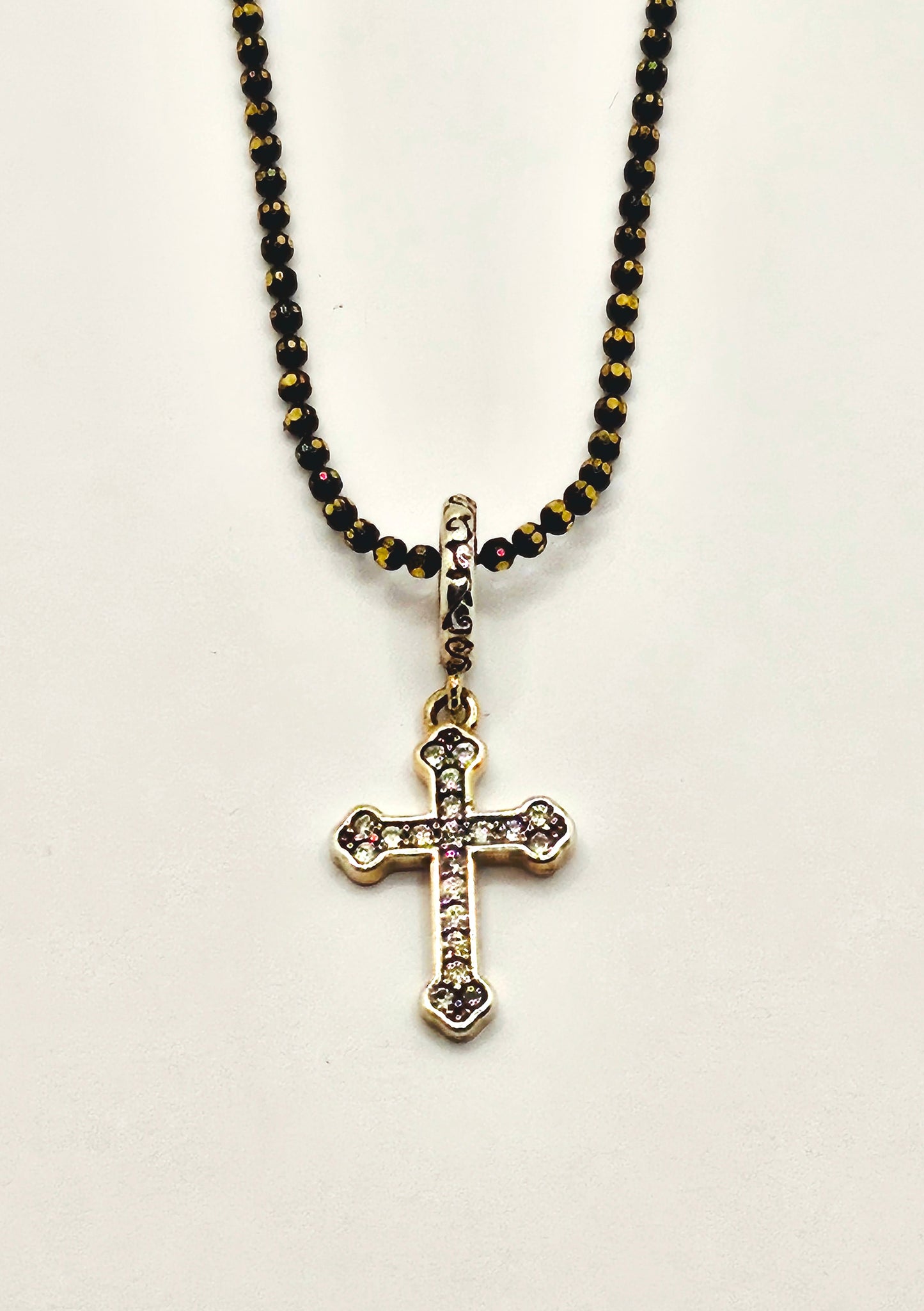 Gold Plated Sterling Silver Cross Pendant