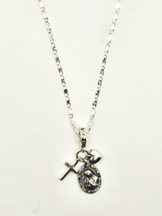 Sterling silver charm pendant